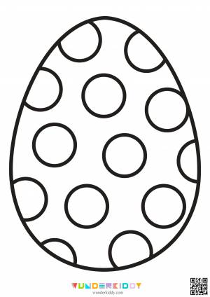 Распечатать шаблоны и раскраски «Пасхальные яйца» для детей