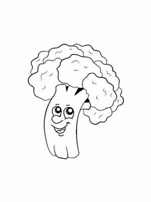 Раскраски Брокколи