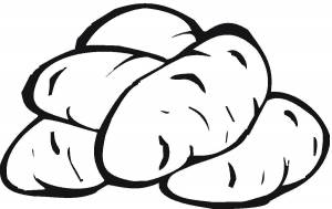 Раскраски Раскраска Картошка 