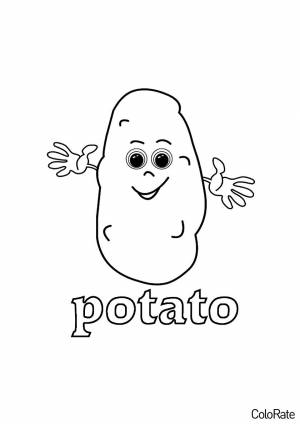 Раскраска Potato
