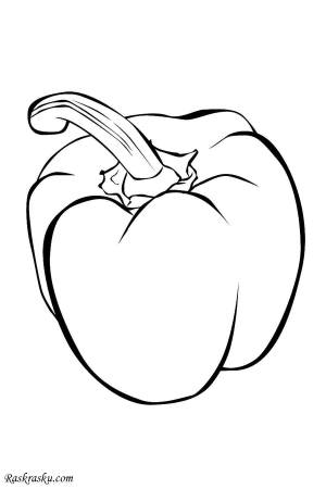 Раскраски Раскраска Болгарский перец