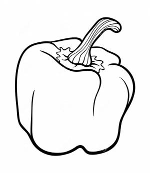 Раскраска перец  и