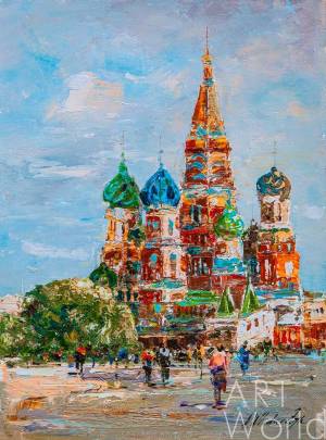 Картина Картина маслом Летняя Москва