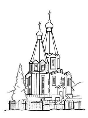 Раскраски Храм