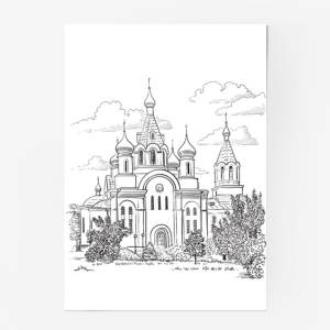Постер «Православный храм»