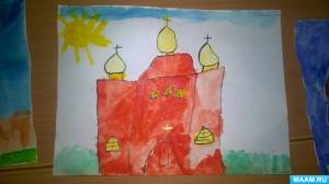 Занятие по рисованию «Церковь