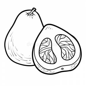 Книжка-раскраска, помело иллюстрация вектора