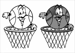 Раскраска Баскетбол