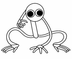 Раскраска Радужные Друзья