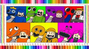 Roblox Rainbow Friends Coloring