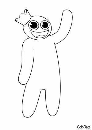 Раскраска Приветливый Блю