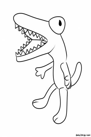 Радужные друзья монстры раскраска