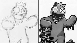 Раскраски Радужные друзья игра