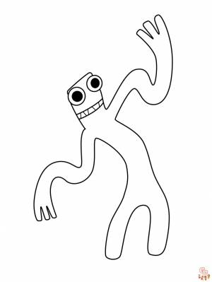 Страницы для раскрашивания Радужные друзья для распечатки