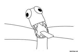 Раскраски Радужные друзья роблокс