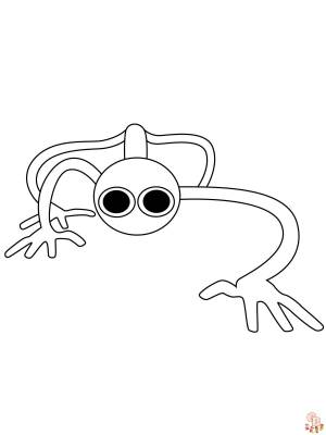 Страницы для раскрашивания Радужные друзья для распечатки