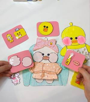 Раскраска косметика для уточки лалафанфан