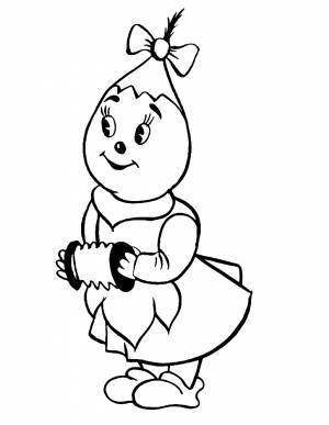 Раскраска Редиска