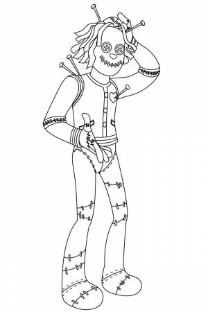 Раскраска № 935 Монстр Хай