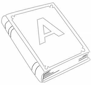 Раскраска Книга