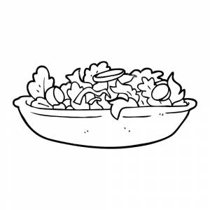 Оливье раскраска