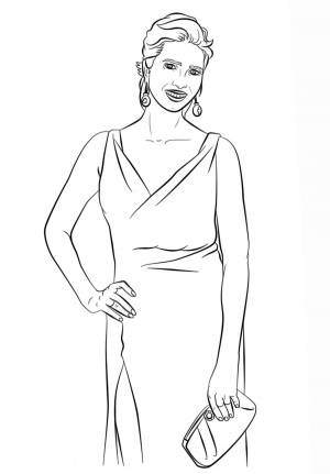 Раскраска Знаменитости