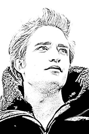 Раскраски Раскраска Роберт паттинсон раскраски узоры