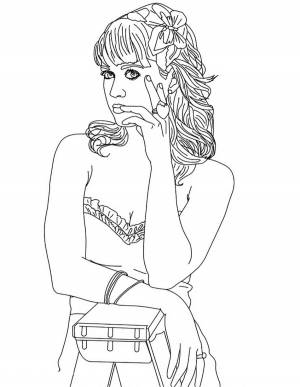 Раскраска Знаменитости