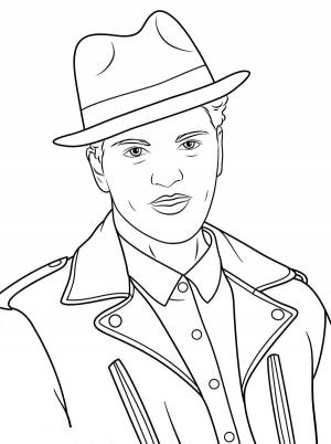 Раскраска Знаменитости