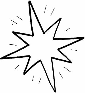 Раскраски красивые, Раскраска Красивые разные звезды звезды