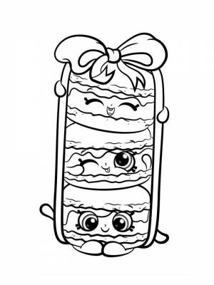 Раскраска Милая еда   в формате