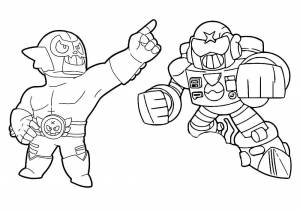 Рисунки вольт из бравл старс