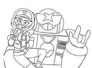 Раскраска Вольт из Браво Старс