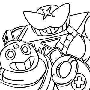 Раскраска Вольт из Браво Старс