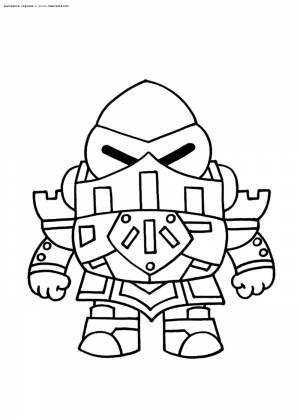 Раскраска Паладин Вольта-Меха