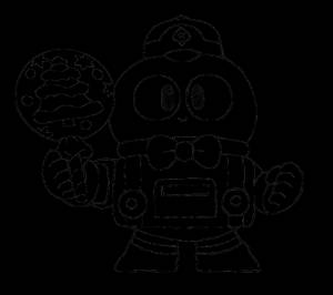 Раскраска Лу Бравл Старс