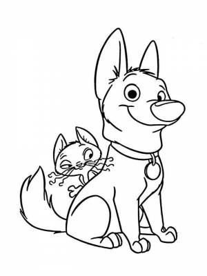 Раскраска Вольт   в формате