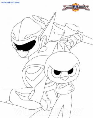 Раскраски Минифорс