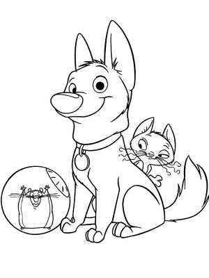 Раскраски Вольт