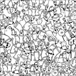 Graffiti Ornament Coloring Picture