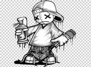 Граффити Рисунок Sketch Персонаж, граффити, белый, карандаш, рука png