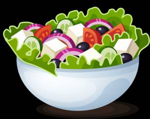 Детский салат рисунок