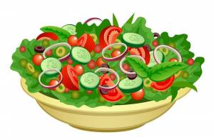 салат Стоковых иллюстраций и клипартов