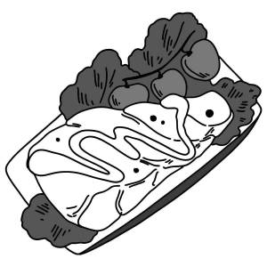 Раскраски Салат для детей