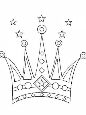 Раскраска Корона   в формате