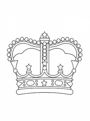 Раскраска Корона   в формате