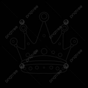 раскраски короны показана в черно белом контурном эскизе вектор PNG , рисунок королевской короны, контур королевской короны, Эскиз королевской короны PNG картинки и пнг рисунок для й загрузки
