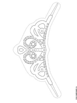 Раскраска Корона