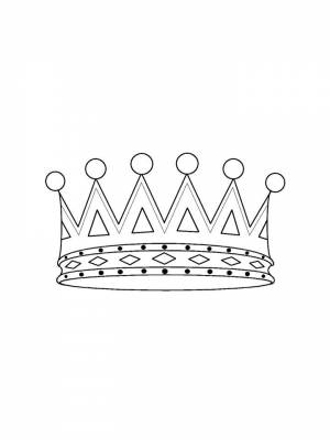Раскраска Корона   в формате