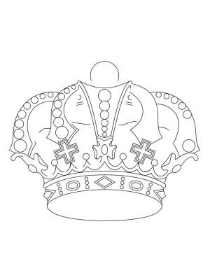 Раскраска Корона